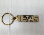 Texas metal keychain Longhorn Star USED keychain - $12.86