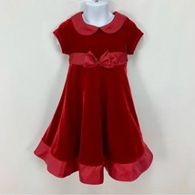 Good Lad of Philadelphia Girls Red Velvet Holiday Dress, Size 4 - $20.00