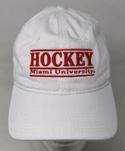 Vintage Miami University OH RedHawks Hockey The Game Split Bar Snapback Hat Cap - $24.74