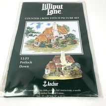 Anchor Lilliput Lane Porlock Down Counted Cross Stitch Picture Kit  LL03... - £25.44 GBP