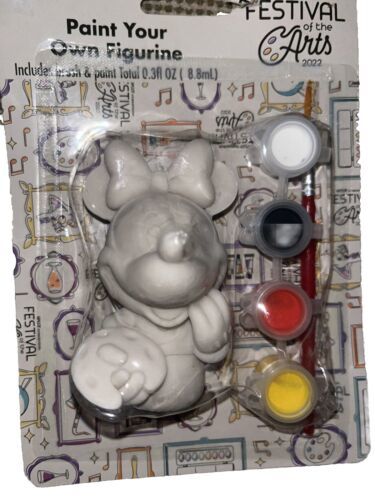 Disney Parks 2022 Epcot Festival of the Arts Paint Your Own Figurine DIY NIP - $14.95