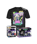 Funko Pop &amp; Tee Batman The Joker With Megaphone Metallic 1989 Exclusive ... - $82.30 CAD
