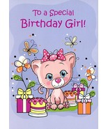 To A Special Birthday Girl - Juvenile Birthday Greeting Card - 01072 - $2.79