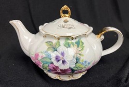 QUEEN MARY Fielder Keepsakes Fine Porcelain Teapot - £16.45 GBP
