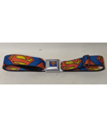 Buckle-Down Superman Full Color Blue Seatbelt Belt - Superman Shield CLO... - $414.49 MXN