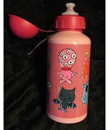 Paperchase Alien Monster Aluminum Water Bottle 500 mL Pink - £12.89 GBP