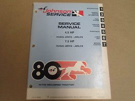 1980 Johnson Servizio Negozio Manuale 4.5 7.5 HP 5RCS80 8RCS80 8RLCS80 5RLCS80 - £50.10 GBP