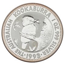 1993 Australia Silver 1oz Kookaburra (BU Condition) KM# 209 - $148.85