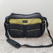 Eddie Bauer Baby Diaper Carry-on Crossbody Travel Bag Waterproof Green B... - $29.99