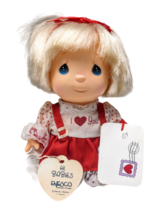 Hi Babies 1991 Enesco Precious Moments 5&quot; Collectable Doll Valentine&#39;s Day - $13.85