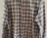 Polo by Ralph Lauren Gray Black White Flannel Button down Shirt Mens Siz... - $19.79