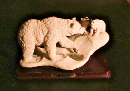 polar bear figurine - £4.61 GBP