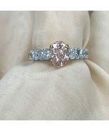 Oval Brilliant Cut Lab Grown Diamond IGI 2.64 TCW (1.54CT) Ring 14k Whit... - $36,455.52 MXN