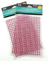 2 Sheets of 315 PINK GEMSTONE STICKERS (630 stickers total) - Jot  - $6.92