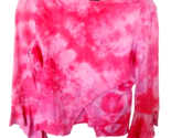 Top Pullover Wing Sleeve Women L Pink Lavender Tie-Die Nylon Mainstay Vi... - $18.00