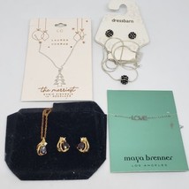 Lot of 4 Necklaces Lauren Conrad Dressbarn Maya Brenner &amp; Vintage Set NEW - £14.15 GBP