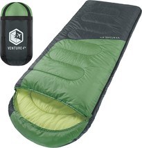 Venture 4Th Backpacking Sleeping Bag – Lightweight Warm &amp; Cold Weather S... - $51.99