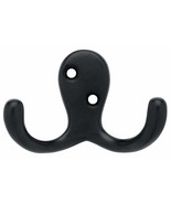 Liberty Hardware B59104Z-FB-C Double Prong Robe Hook, Flat Black - $0.48