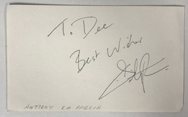 Anthony La Paglia Signed Autographed 4x6 Index Card - $15.00