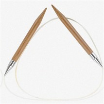 Bamboo Bliss: Circular 40&quot; Dark Patina Knitting Needle - US 10.5 (6.5mm) - £26.67 GBP