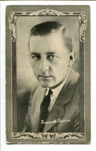 Lincoln Theater Ad CARD-KENNETH HARLAN-1925-SILENT Star G - £17.09 GBP