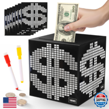 Primo Lines Money Saving Box Challenge – Unbreakable Metal Safe Box with... - $51.28