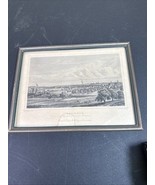 Antique 19th C Naheim Print w/ View Toward Friedberg G.G. Lange Darmstad... - $101.86 CAD