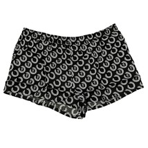 Victoria&#39;s Secret PINK TENCEL BOXY PAJAMA SHORTS BLACK LAUREL LOGO Size ... - $282.26 MXN