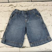 Cherokee Carpenter Fit Denim Shorts Light Wash Boys Sz 5 100% Cotton - £6.22 GBP