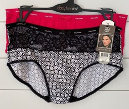 Daisy Fuentes Lacey Full Figure Hipster Panties 1X - £12.74 GBP