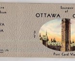 Souvenir Postcard Book of Ottawa Canada 1930&#39;s - $11.88