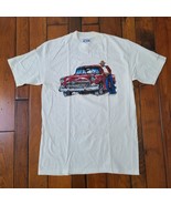 Vintage Reggie Jackson 55 Chevy Shirt Oakland A&#39;s Single Stitch Size L 1... - £27.12 GBP