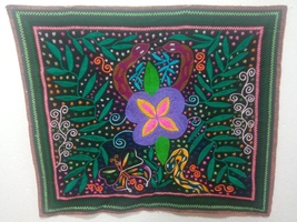 Ayahuasca visions shipibo native cloth  - $1,255.04 MXN