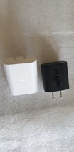 Lot of 2 Amazon &amp; iHome USB Wall Chargers 5V (1 Amp &amp; 2.4Amp) - Black/White - €8,56 EUR
