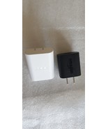 Lot of 2 Amazon &amp; iHome USB Wall Chargers 5V (1 Amp &amp; 2.4Amp) - Black/White - $13.86 CAD