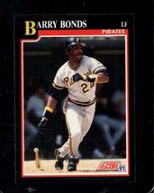 1991 Score #330 Barry Bonds Nmmt Pirates - £1.91 GBP