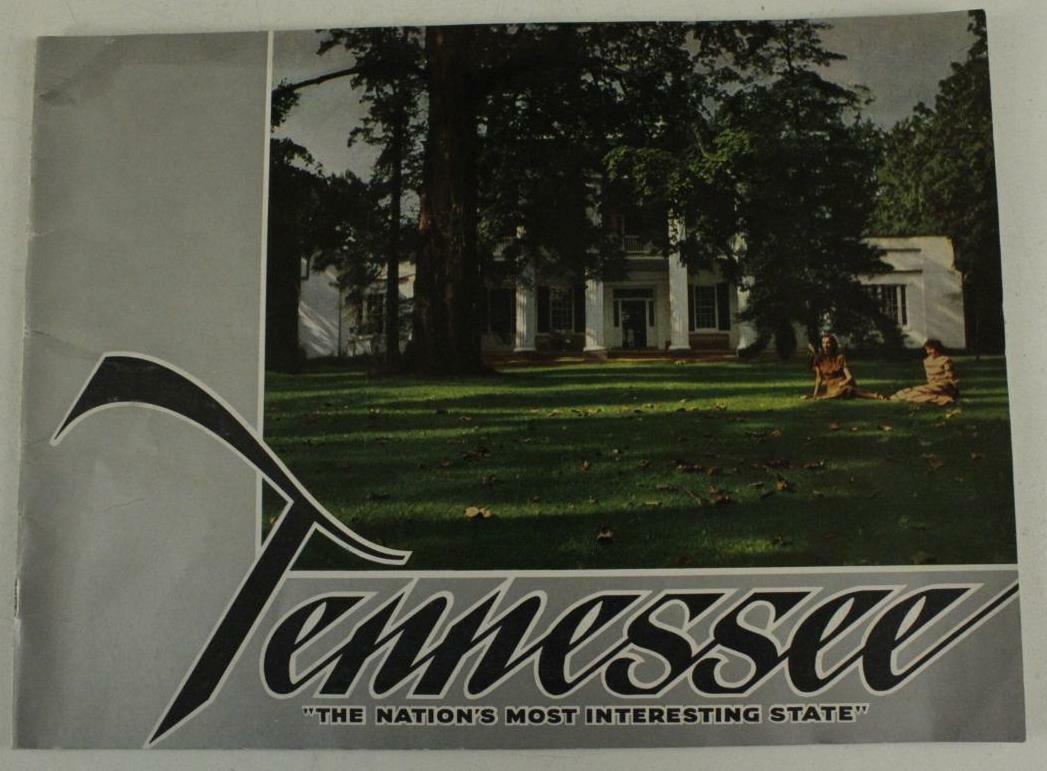 Primary image for Vintage Mid Century Paper Travel Advertising TENNESSEE 36 Page Booklet Color B&W