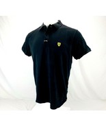 Scuderia Ferrari Men Black Polo Golf Shirt Super Car Prancing Horse Sz XL  - £26.74 GBP