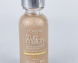 LOreal True Match Super Blendable Makeup W2 Light Ivory 1 Fluid Oz - £11.61 GBP
