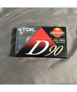 TDK D90 Standard Audio Cassette (IEC1/Type1) - NEW &amp; SEALED - $7.50