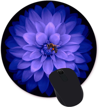 Watercolor Flower round Mouse Pad Custom Design Gaming Mouse Pad - £9.94 GBP