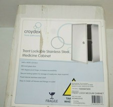 Croydex WC846005 Trent Stainless Steel Lockable Medicine Cabinet - £78.44 GBP
