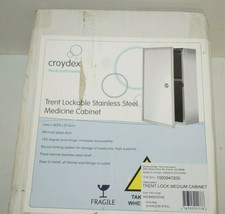 Croydex WC846005 Trent Stainless Steel Lockable Medicine Cabinet - £78.21 GBP