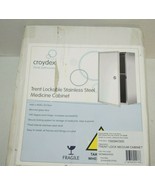 Croydex WC846005 Trent Stainless Steel Lockable Medicine Cabinet - £77.86 GBP