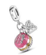 NARMO Sterling Silver Charms for Pandora Bracelets Happy 925 - £41.03 GBP