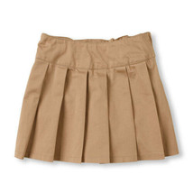 NWT Childrens Place pleated school uniform skirt skort khaki navy blue 5 6 7 8  - $7.00