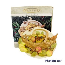 Vintage 1995 Hallmark Nature&#39;s Sketchbook &quot;Backyard Orchard&quot; Marjolein B... - $17.27