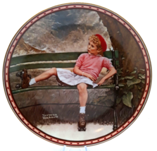 Breaking The Rules Norman Rockwell Plate Bradford Exchange 1987 Plate #9156C - $12.99