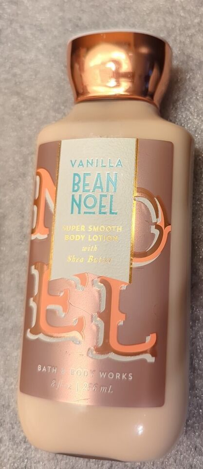Bath & Body Works Vanilla Bean Noel Super Smooth Body Lotion 8 oz - £7.39 GBP