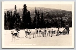 Alaska RPPC Alaskan Dog Team Real Photo Postcard V28 - £14.15 GBP